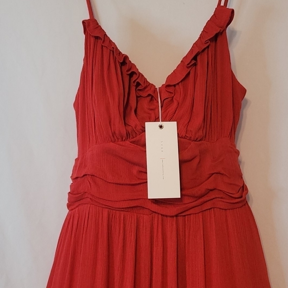 LUSH Juniors Ruffle Pleated Jumpsuit - Picture 8 of 12